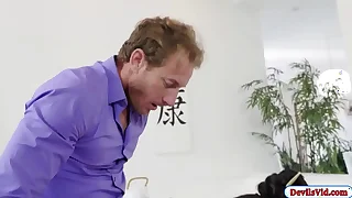 Waitress Katana fucked by customer